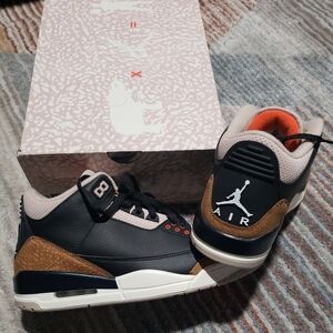 Air Jordan 3 Retro "Desert Elephant" Black CT8532-008 Size 10 NEW W Box